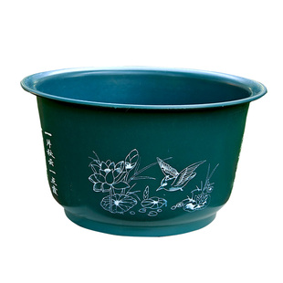 荷花盆无孔塑料碗莲水生养鱼水培睡莲养殖花卉碗莲特大加厚仿陶瓷