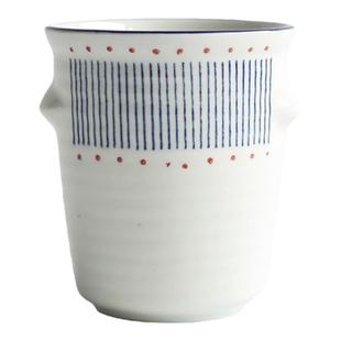 西田木雨 渔火 日式陶瓷筷子筒厨房家用沥水筷筒存放架筷笼 包邮