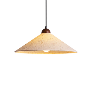 中古风餐厅吊灯新中式禅意宣纸灯宋式美学日式侘寂艺术茶室书房灯