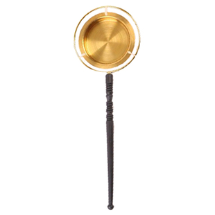 圆通佛具大殿乐器黄铜铛子寺院佛堂法器用品木鱼铜磬铜钟当子促销