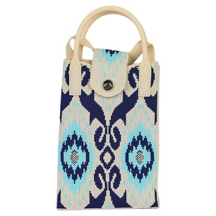 新疆特色民族风花纹针织百搭女手提包旅游礼物文艺手机包斜挎包