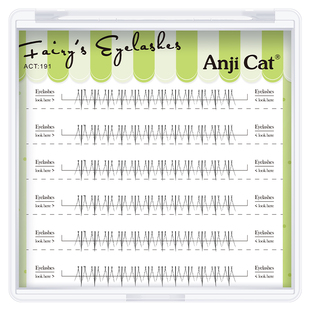 anjicat免胶小火苗免胶自粘假睫毛上/下眼睫毛小火苗睫毛自然清透