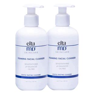 【自营】Elta MD氨基酸泡沫洁面乳207ml*2温和补水洗面奶