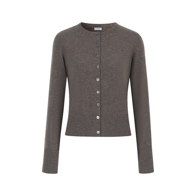 MHV ARCHIVE 25新款 100%美利奴羊毛 女士排扣羊毛开衫