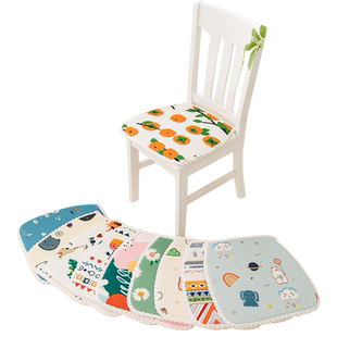 椅子坐垫毛绒屁垫办公室久坐餐椅客厅学生凳子加厚防滑座椅垫家用