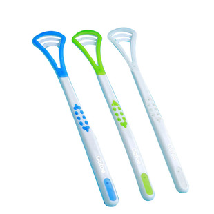 硅胶舌苔清洁器刮舌苔刷成人儿童刮舌头板便携式刮舌器除口臭神器