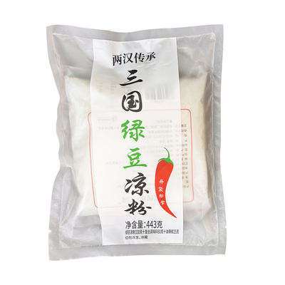 绿豆凉粉白凉粉开袋即食443g