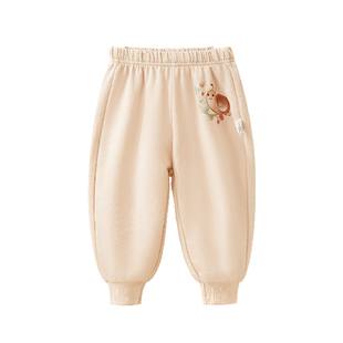 儿童裤子春秋纯棉男女宝宝宽松休闲运动裤时尚外穿长裤中小童卫裤