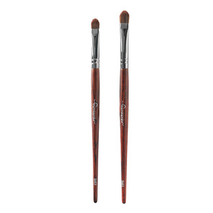 郭小妞舌型遮瑕刷扁头泪沟细节刷子眼部黑眼圈化妆刷遮盖瑕疵刷