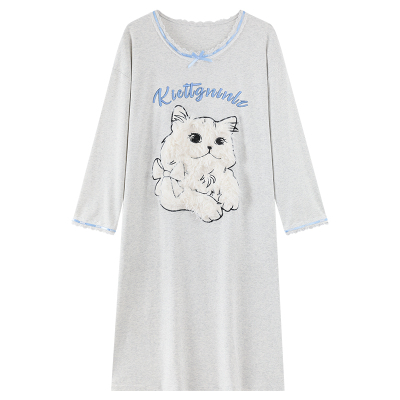 【官方正品】带胸垫睡裙女款春秋