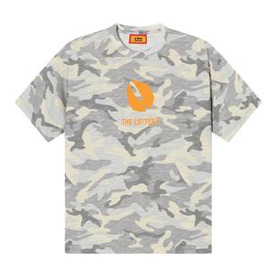 AFGK×乐透人生 马思唯专辑周边迷彩竹节棉短袖夏季美式休闲T恤