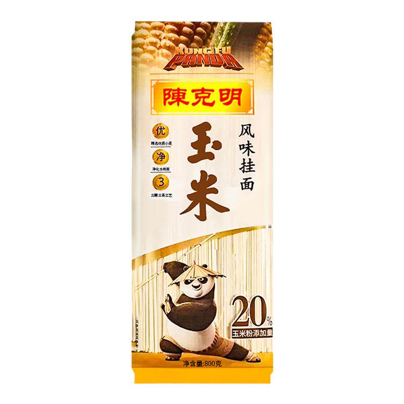 陈克明玉米香菇荞麦面条粗粮面