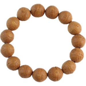 天然尼泊尔凤眼菩提子手串原籽正眼红皮108佛珠手链男女长辈礼品