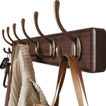 挂衣架墙上壁挂免打孔墙壁衣服挂钩入户玄关门后进门口实木衣帽钩