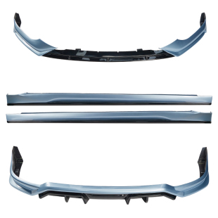 适用比亚迪汉DMI前后包围改装运动前铲侧裙后唇外饰汽车包围套件