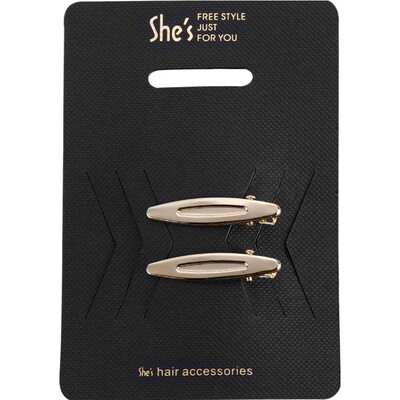 shes茜子经典百搭捏夹一对侧