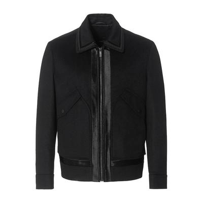 ANDREW MACKENZIE意大利男装织带山羊绒短款毛呢大衣551102241112