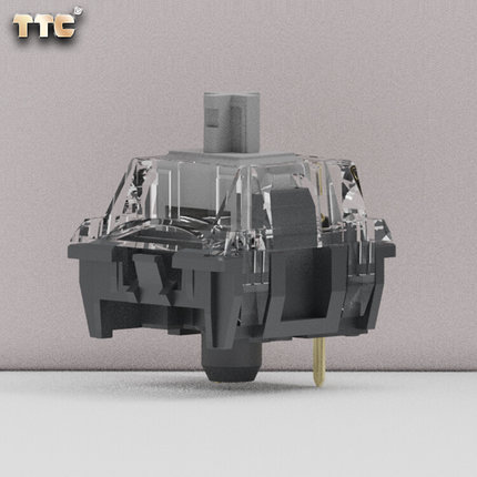 TTC新款金银轴金红轴金茶轴PRO客制化线性轴段落轴开关机械键盘