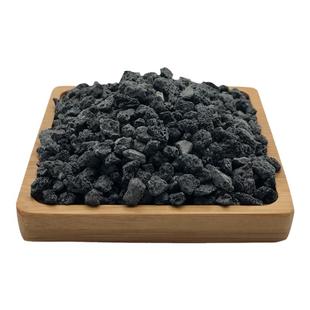 黑色火山石鱼缸造景底部砂石溪流造景石头乌龟专用大块火山岩颗粒