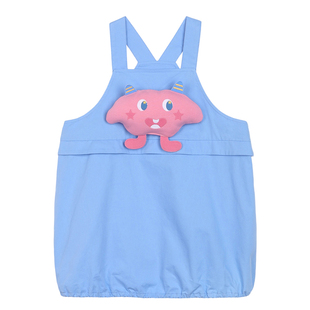 小O宝Okids童装 宝宝t恤套装女洋气夏装新款小怪兽女童短裤套装