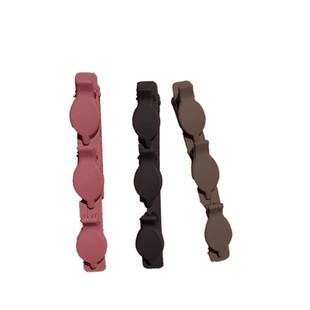 纯色懒人连夹儿童公主双层编发发夹侧边发夹前额两侧碎发整理刘海