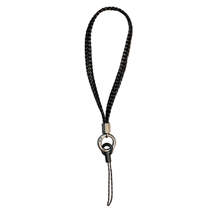 手机挂绳高端皮质交叉编织手机链手腕短款女吊绳吊饰带钥匙扣便携