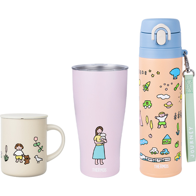 膳魔师联名ZERO保温杯可爱便携