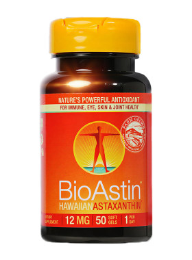 【自营】BioAstin天然虾青素胶囊雨生红球藻12mg高浓度虾青素进口