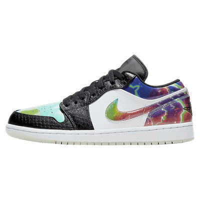 Nike/耐克正品 Air Jordan 1 LOW AJ 1炫彩星际迷航 星云CW7309