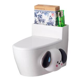 创意烟灰缸高端大气家用厕所卫生间防飞灰烟缸可爱小马桶壁挂式