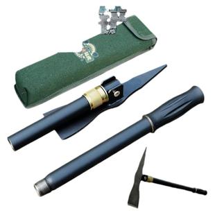 锰钢工兵铲户外多功能折叠小洋镐锄头装备车载野营铁镐铁锹钓鱼铲