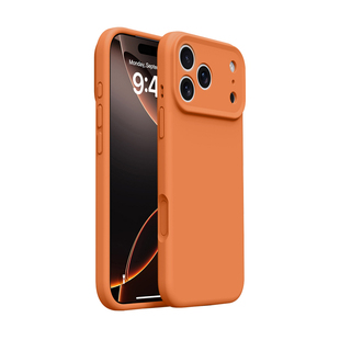 适用苹果17promax手机壳新款iPhone17pro液态硅胶17air外壳相机按键全包磁吸16pro爱马橙16pm高级感ip套男女