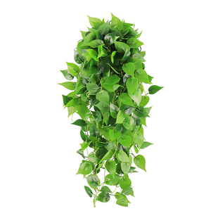室内装饰挂墙绿植仿真吊篮绿萝假花藤条壁挂植物吊兰藤蔓绿叶垂吊
