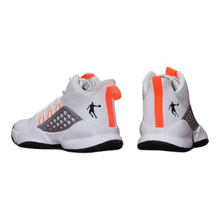 乔丹碳板篮球鞋高帮网面透气白色男运动鞋正品青少年学生比赛战靴