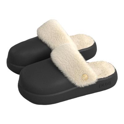 朴西冬季防水棉拖鞋男加绒保暖