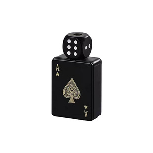 新款个性旋转骰子麻将防风打火机解压把玩创意禄焰新潮礼物送男友