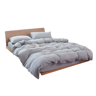 纯棉天竺棉被套单件 裸睡超柔无印全棉针织棉定制宿舍单双人被罩