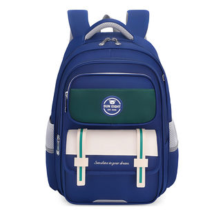 阳光8点儿童书包小学生男女生一到六年级护脊减负轻便英伦风背包