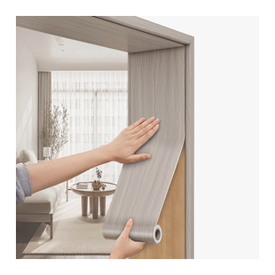 加厚门框包边贴木纹贴纸旧门边框遮丑翻新装饰条自粘门套破损修补