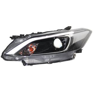 威驰大灯总成 适用于17-19丰田威驰LED大灯改装透镜光导日行灯