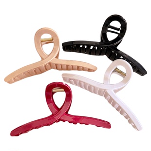 软硅胶鲨鱼夹大号发量多抓夹女2025新款后脑勺安全防摔盘发夹头饰