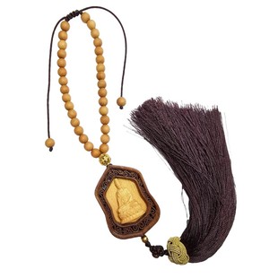 麦玲玲吉庆堂五蕴自在-金砂观音心经挂纳福平安车挂黄杨木门挂