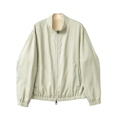 LP版21000春秋男双面穿亚麻夹克