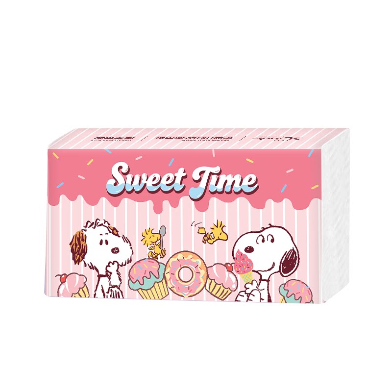 史努比6层加厚印花抽纸整箱