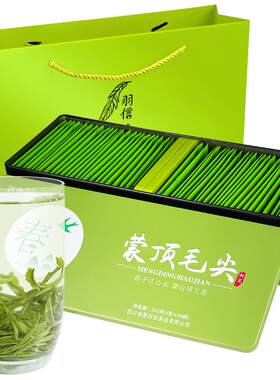礼盒装毛尖明前绿茶独立小袋装
