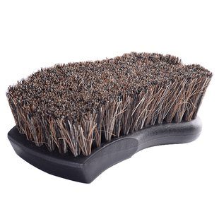 马鬃毛刷汽车用内饰专用清洁刷子清洗真皮座椅专用精洗车清理工具
