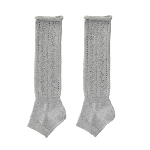 踩脚堆堆袜套小腿袜女复古针织镂空秋冬保暖百搭松口芭蕾风长筒袜