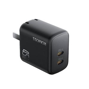 罗马仕充电头45w适用16苹果充电器线iPhone15手机14Promax插头数据线套装氮化镓pd快充头双c口typec一套正品