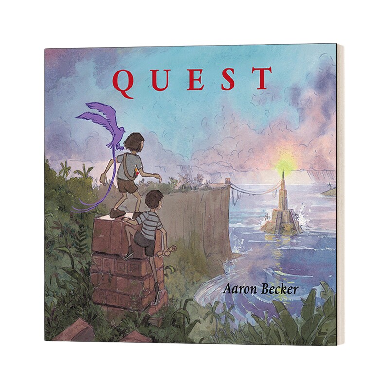 英文原版 Aaron Becker's Wordless Trilogy 02 Quest不可思议的旅程三部曲02 彩虹国度 儿童旅游主题精装绘本 凯迪克奖得主英文版