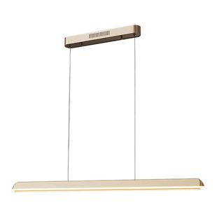 极简餐厅吊灯长条饭厅法式轻奢餐桌吊灯全光谱护眼书房吊灯